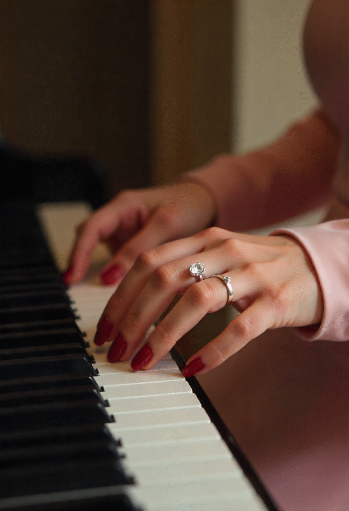 Red & Bold Nails for Wedding